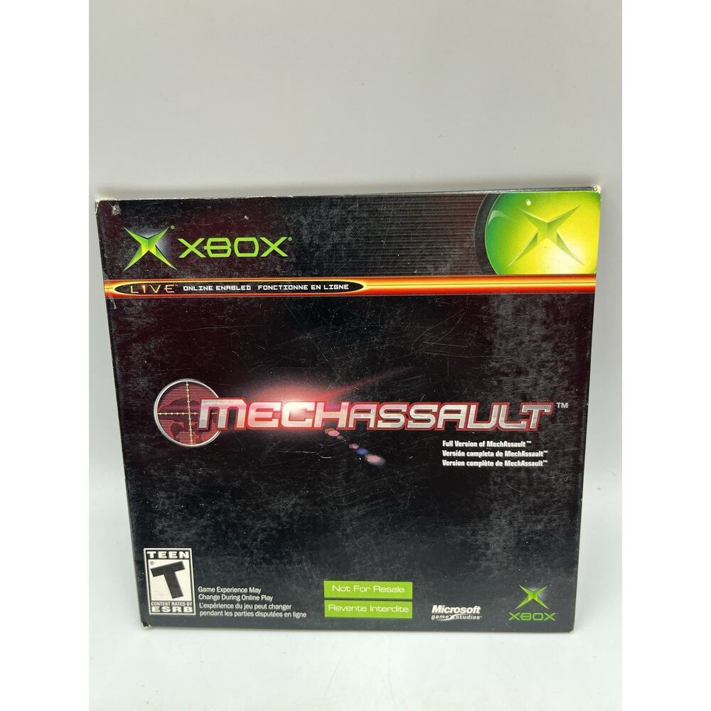 MechAssault (Microsoft Xbox, 2002) Game Disc ONLY
